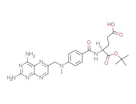 L-Glutamic acid,  N-[4-[[(2,4-diamino-6-pteridinyl)methyl]methylamino]benzoyl]-,  1-(1,1-dimethylethyl) ester