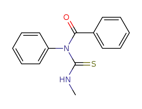 Molecular Structure of 98095-86-4 (Benzamide, N-[(methylamino)thioxomethyl]-N-phenyl-)