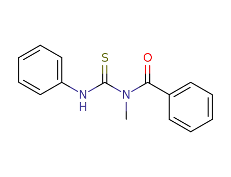 Molecular Structure of 94398-08-0 (Benzamide, N-methyl-N-[(phenylamino)thioxomethyl]-)