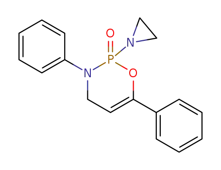 2-Aziridin-1-yl-3,6-diphenyl-3,4-dihydro-[1,3,2]oxazaphosphinine 2-oxide