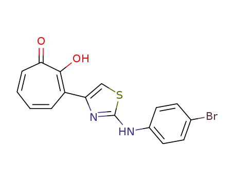 3-<2-(4-bromoanilino)-4-thiazolyl>tropolone