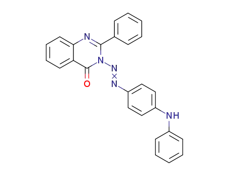 2-Phenyl-3-(4-phenylamino-phenyl-diazenyl)-3H-quinazolin-4-one