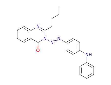 2-Butyl-3-(4-phenylamino-phenyl-diazenyl)-3H-quinazolin-4-one
