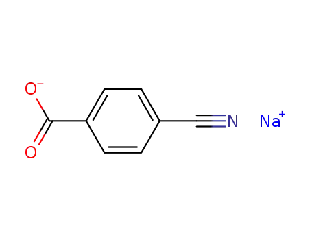 Molecular Structure of 17264-66-3 (Benzoic acid, 4-cyano-, sodium salt)