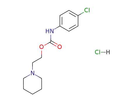 Molecular Structure of 20229-03-2 (1-(2-{[(4-chlorophenyl)carbamoyl]oxy}ethyl)piperidinium chloride)