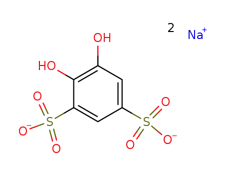 Molecular Structure of 149-45-1 (1,3-Benzenedisulfonicacid, 4,5-dihydroxy-, sodium salt (1:2))