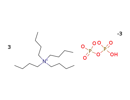 Molecular Structure of 76947-02-9 (PYROPHOSPHORIC ACID TRIS(TETRABUTYLAMMONIUM) SALT)