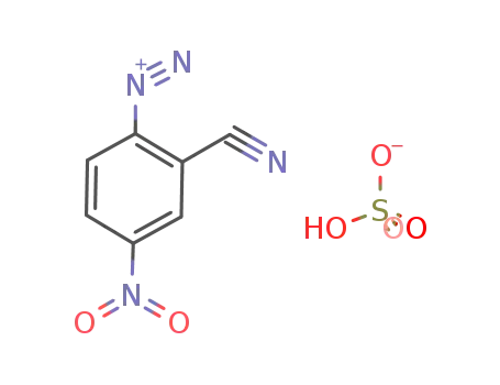 2-cyano-4-nitrobenzenediazonium hydrogen sulphate