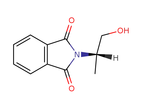 Molecular Structure of 70058-19-4 (2-[(1S)-2-HYDROXY-1-METHYLETHYL]-1H-ISOINDOLE-1,3(2H)-DIONE)