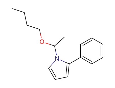 N-(α-butoxyethyl)-2-phenylpyrrole