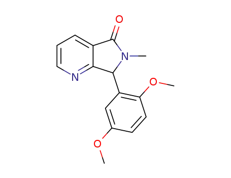 7-(2,5-Dimethoxy-phenyl)-6-methyl-6,7-dihydro-pyrrolo[3,4-b]pyridin-5-one