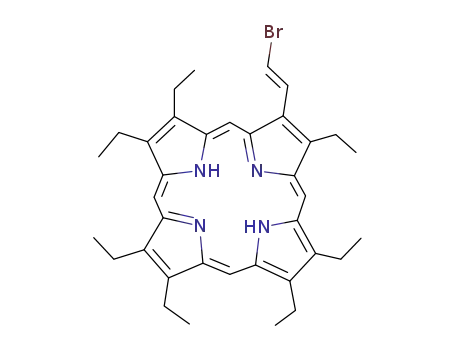 trans-(2-bromovinyl)-2,3,4,5,6,7,8-heptaethylporphyrin