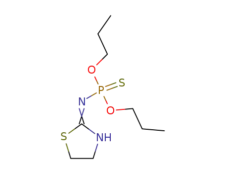 2-<(dipropoxyphosphinothioyl)imino>thiazolidine