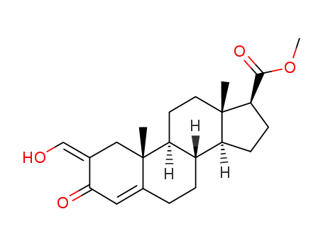 (8S,9S,10R,13S,14S,17S)-2-[1-Hydroxy-meth-(Z)-ylidene]-10,13-dimethyl-3-oxo-2,3,6,7,8,9,10,11,12,13,14,15,16,17-tetradecahydro-1H-cyclopenta[a]phenanthrene-17-carboxylic acid methyl ester