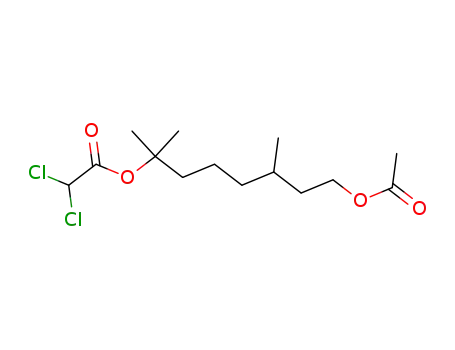 Dichloro-acetic acid 7-acetoxy-1,1,5-trimethyl-heptyl ester