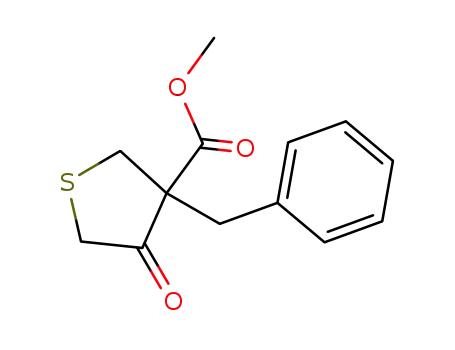 methyl 3-benzyl-4-oxotetrahydrothiophene-3-carboxylate