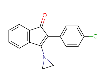 3-aziridino-2-(4-chlorophenyl)-1-indenone
