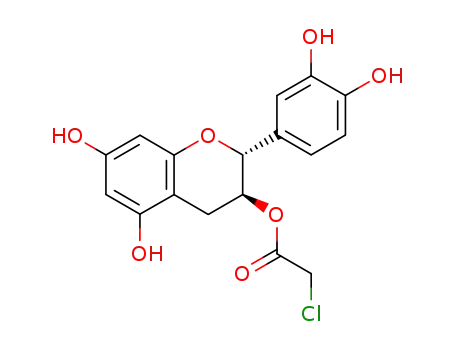 Chloro-acetic acid (2R,3S)-2-(3,4-dihydroxy-phenyl)-5,7-dihydroxy-chroman-3-yl ester