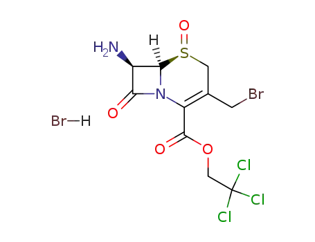 2,2,2-trichloroethyl (1S,6R,7R)-7-amino-3-bromomethylceph-3-em-4-carboxylate 1-oxide hydrobromide