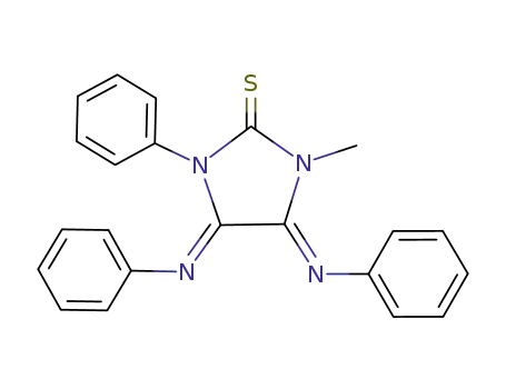 1-Methyl-3-phenyl-4,5-diphenylimino-imidazolidin-2-thion