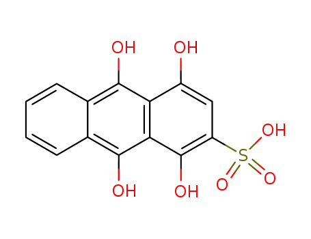 1,4,9,10-Tetrahydroxy-anthracene-2-sulfonic acid