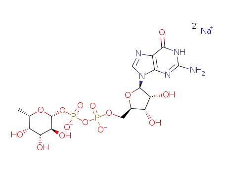 Bis(sodium) guanosine 5'-β-L-fucopyranosyl-diphosphate