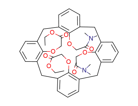 25,26-Bis<(dimethylcarbamoyl)methoxy>-27,28-bis<(ethoxycarbonyl)methoxy>calix<4>arene