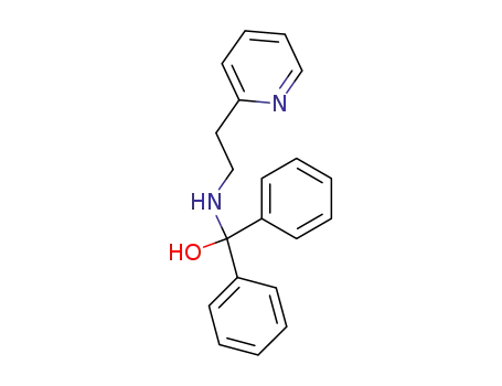 Diphenyl-(2-pyridin-2-yl-ethylamino)-methanol