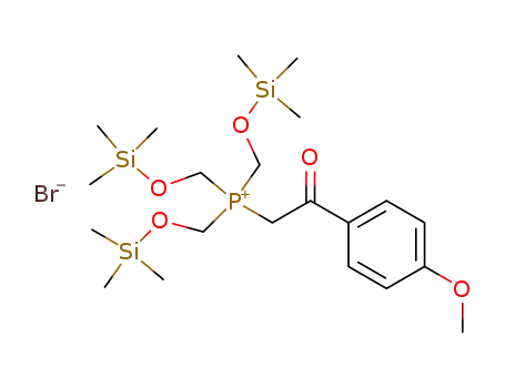 [2-(4-Methoxy-phenyl)-2-oxo-ethyl]-tris-trimethylsilanyloxymethyl-phosphonium; bromide