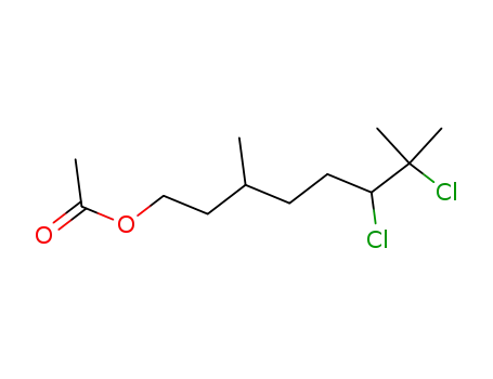Acetic acid 6,7-dichloro-3,7-dimethyl-octyl ester