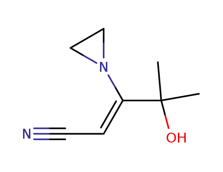(Z)-4-hydroxy-4-methyl-3-ethyleneimino-2-pentenenitrile