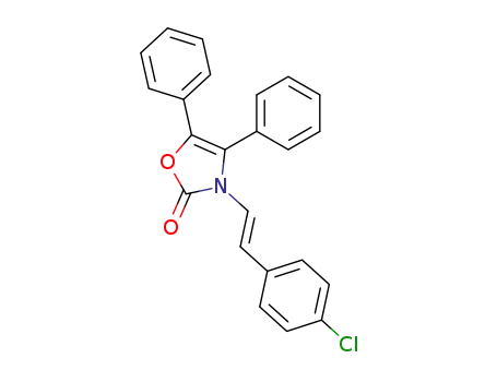 3-<(E)-<2-(4-chlorophenyl)ethenyl>>-4,5-diphenyl-2(3H)oxazolone