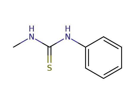 2724-69-8,1-Methyl-3-phenyl-2-thiourea,Urea,1-methyl-3-phenyl-2-thio- (6CI,7CI,8CI); 1-Methyl-3-phenyl-2-thiourea;1-Methyl-3-phenylthiocarbamide; 1-Methyl-3-phenylthiourea;1-Phenyl-3-methylthiourea; N-Methyl-N'-phenylthiourea;N-Phenyl-N'-methylthiourea; N1-Methyl-N2-phenylthiourea; NSC 3736