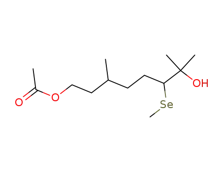 8-acetoxy-2,6-dimethyl-3-methylseleno-2-hydroxyoctane