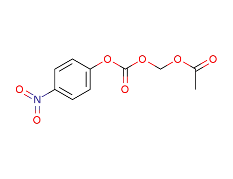 Molecular Structure of 101623-70-5 (Carbonic acid, (acetyloxy)methyl 4-nitrophenyl ester)