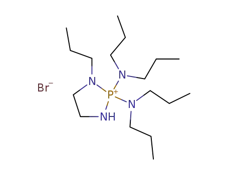 2,2-bis(dipropylamino)-3-propyl-1,3,2-diazaphospholidinium bromide