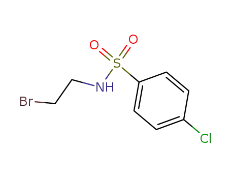Molecular Structure of 151389-59-2 (N1-(2-BROMOETHYL)-4-CHLOROBENZENE-1-SULFONAMIDE, TECH)