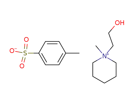 1-(2-hydroxyethyl)-1-methylpiperidin-1-ium 4-methylbenzenesulfonate