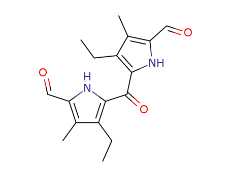 4,4'-diethyl-3,3'-dimethyl-5,5'-carbonyl-bis-pyrrole-2-carbaldehyde