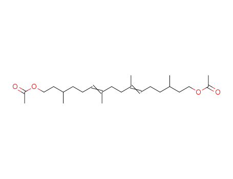 3,7,10,14-tetramethylhexadeca-6,10-diene-1,16-diol diacetate