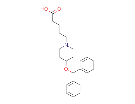 5-(4-Benzhydryloxy-piperidin-1-yl)-pentanoic acid