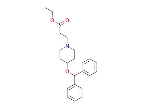 ethyl 3-[4-(diphenylmethoxy)piperidin-1-yl]propanoate