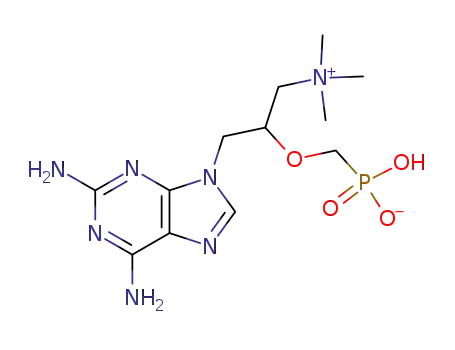 9-(2-(phosphonomethoxy)-3-(trimethylammonio)propyl)-2,6-diaminopurine
