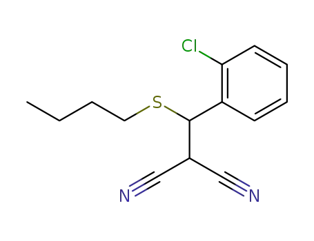 2-[Butylsulfanyl-(2-chloro-phenyl)-methyl]-malononitrile