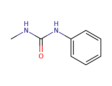 Molecular Structure of 1007-36-9 (1-METHYL-3-PHENYLUREA)