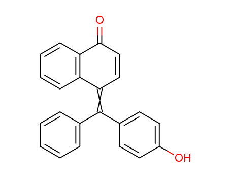 4-[1-(4-Hydroxy-phenyl)-1-phenyl-meth-(E)-ylidene]-4H-naphthalen-1-one