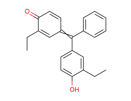 2-Ethyl-4-[1-(3-ethyl-4-hydroxy-phenyl)-1-phenyl-meth-(Z)-ylidene]-cyclohexa-2,5-dienone