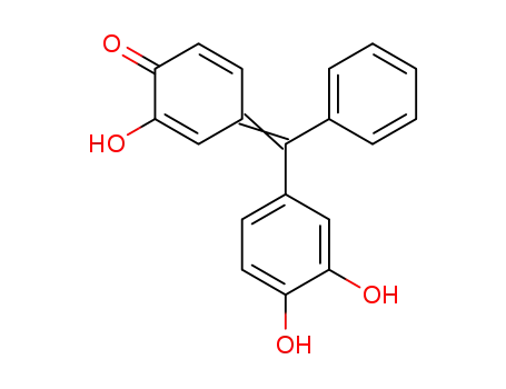 4-[1-(3,4-Dihydroxy-phenyl)-1-phenyl-meth-(Z)-ylidene]-2-hydroxy-cyclohexa-2,5-dienone