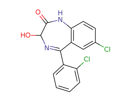 Molecular Structure of 846-49-1 (Lorazepam)