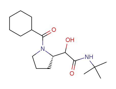 N-tert-Butyl-2-((S)-1-cyclohexanecarbonyl-pyrrolidin-2-yl)-2-hydroxy-acetamide